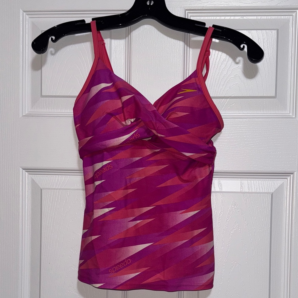 Speedo Women's Pink Patterned Swim Set